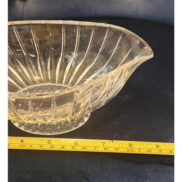 MIKASA Park Lane Sauce Boat Cut Crystal 16oz Made in Germany Perfect w Box - Picture 9 of 10